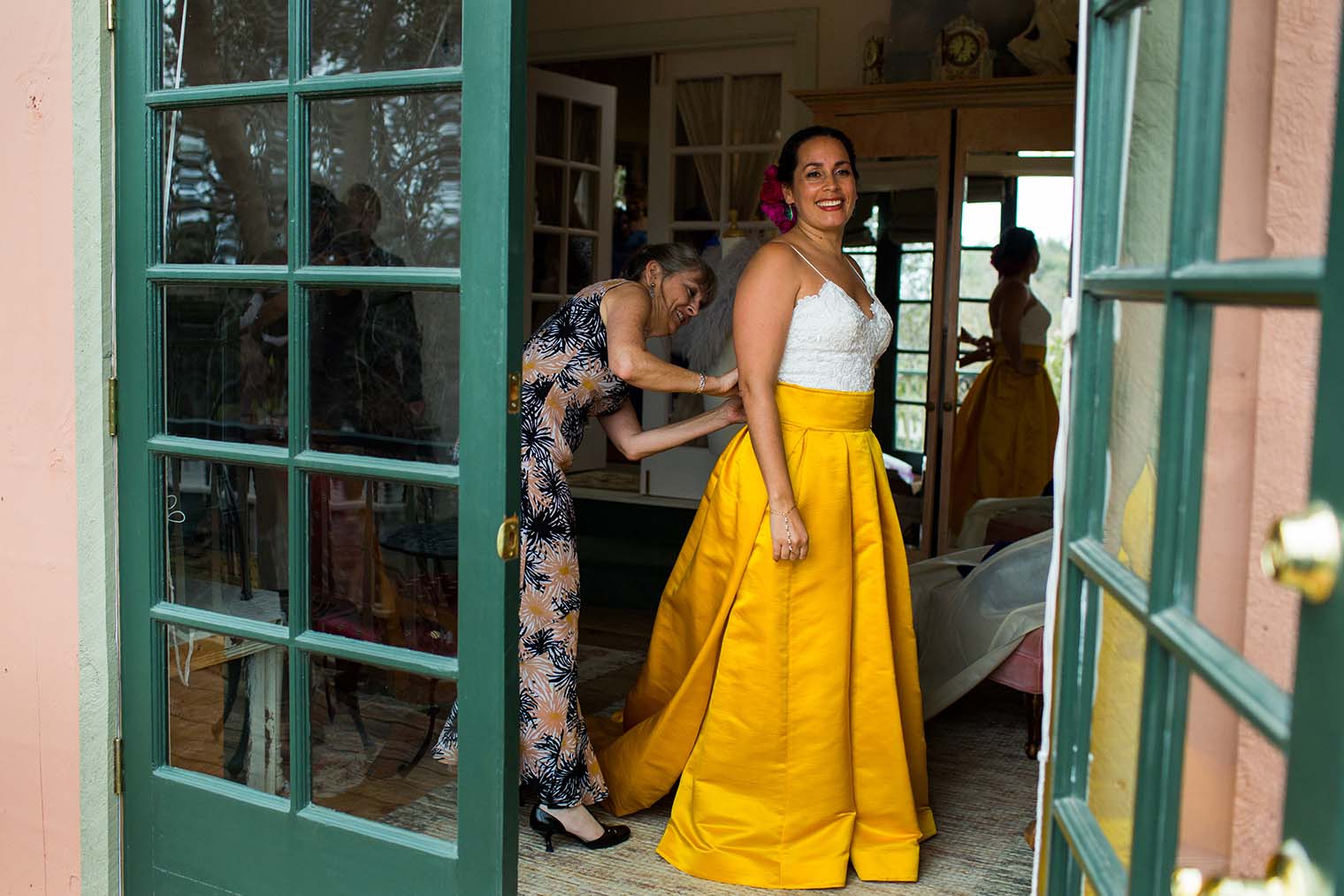 Bride at Union Hill Inn in Sonora, CA