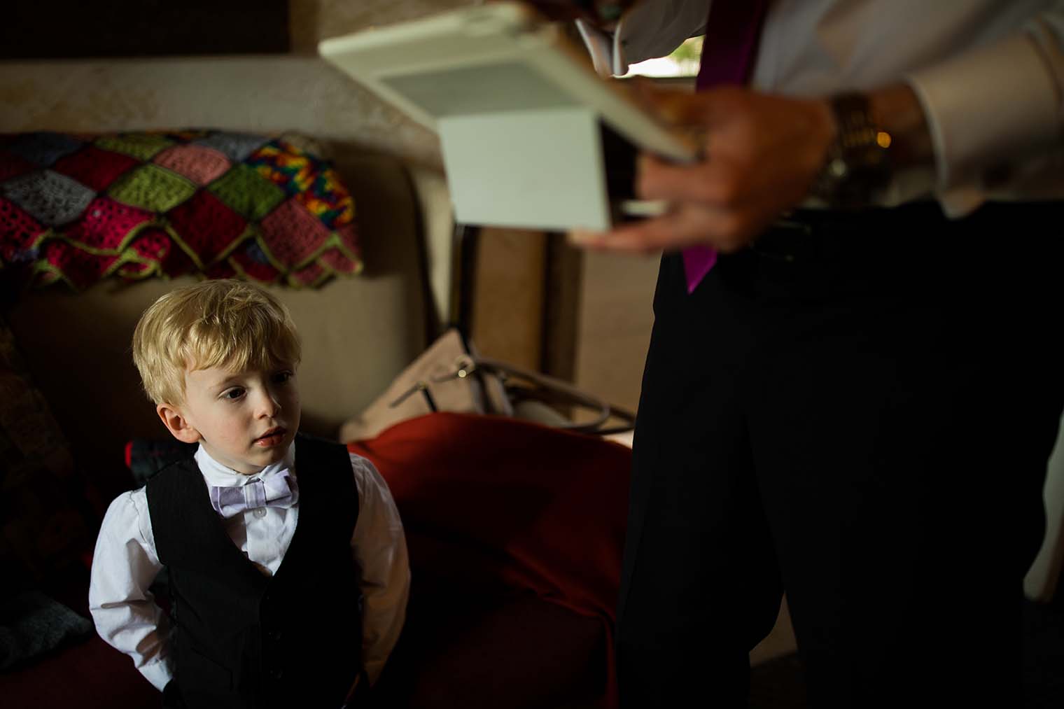 Groom Getting Ready Union Hill Inn 