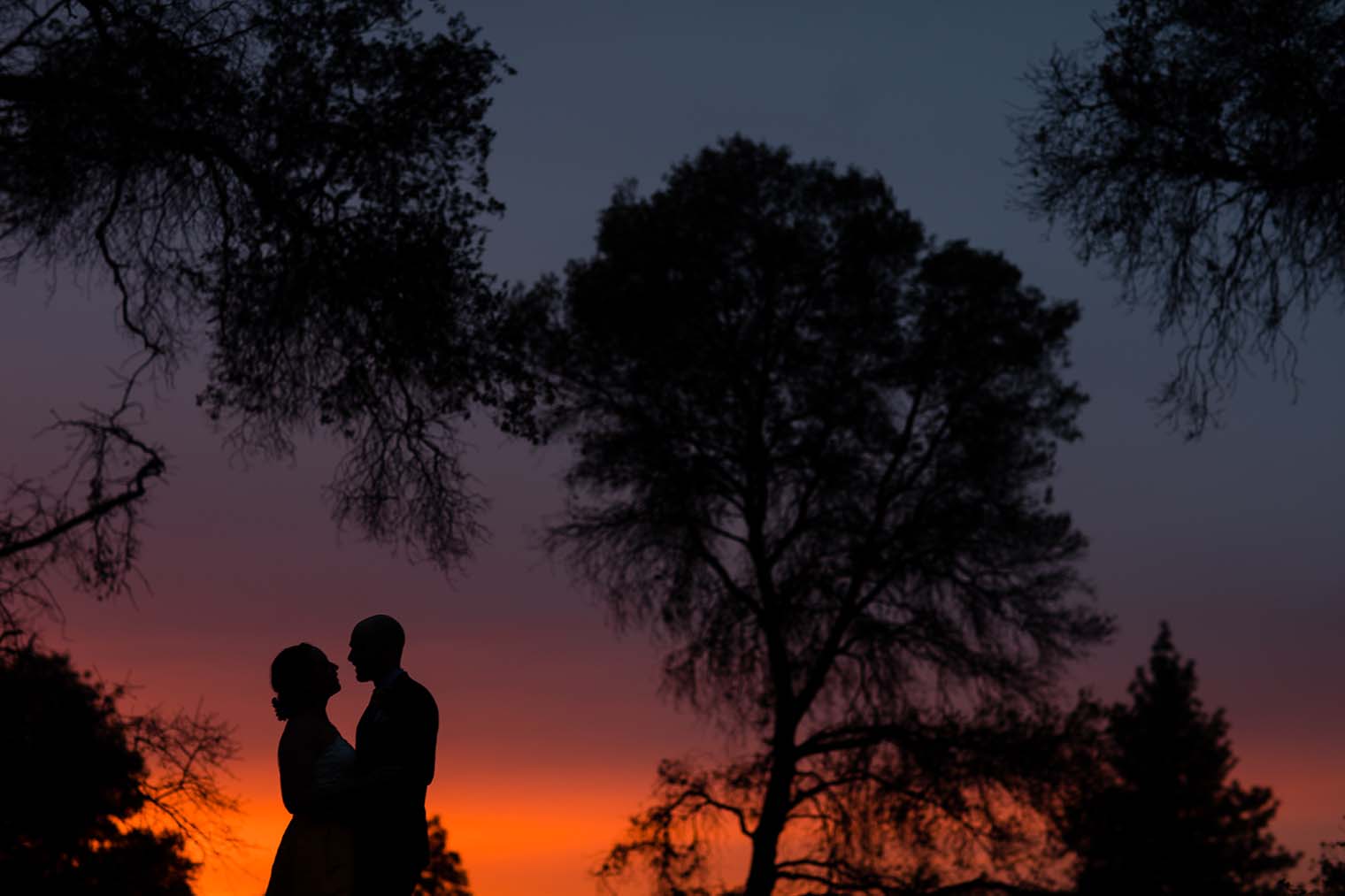 Union Hill Inn Wedding Sunset Couple Photos 