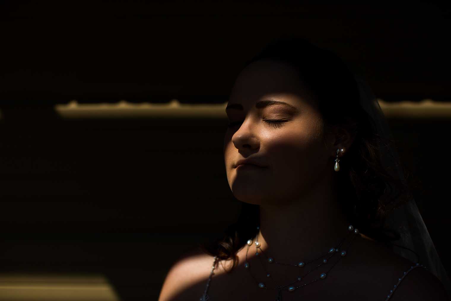 Bride Portrait at Nelson Family Vineyards