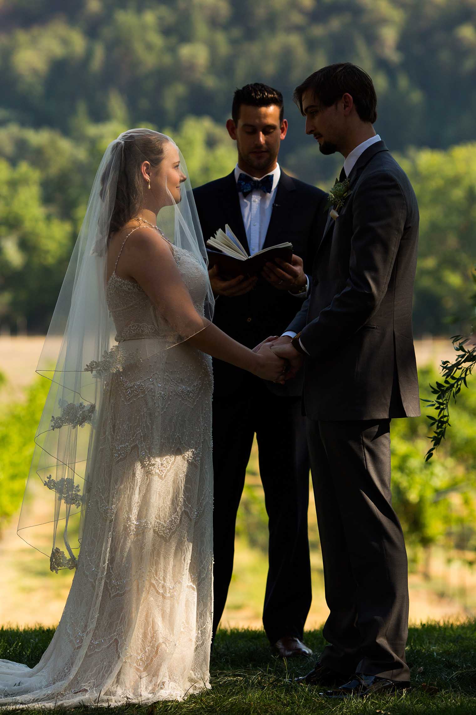 Nelson Family Vineyards Wedding Ceremony 