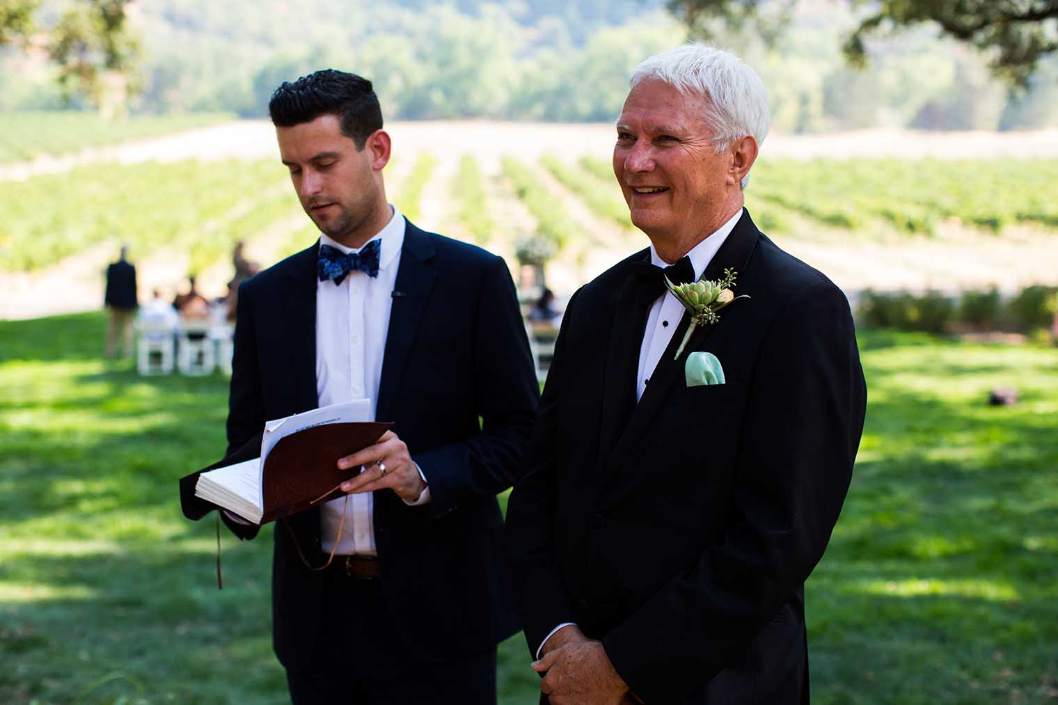 Nelson Family Vineyards Wedding Ceremony 