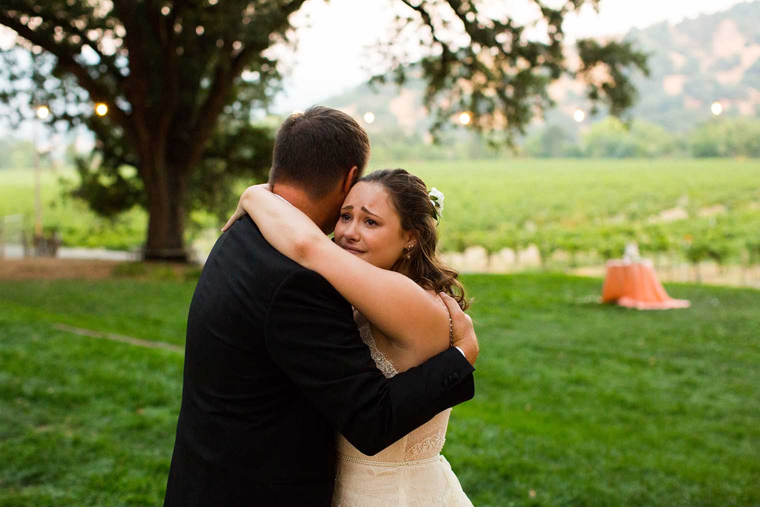 Nelson Family Vineyards Wedding Reception 