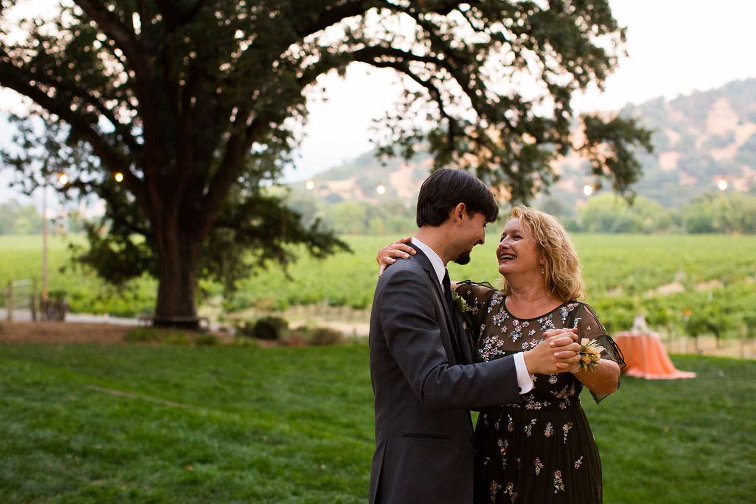 Nelson Family Vineyards Wedding Reception 