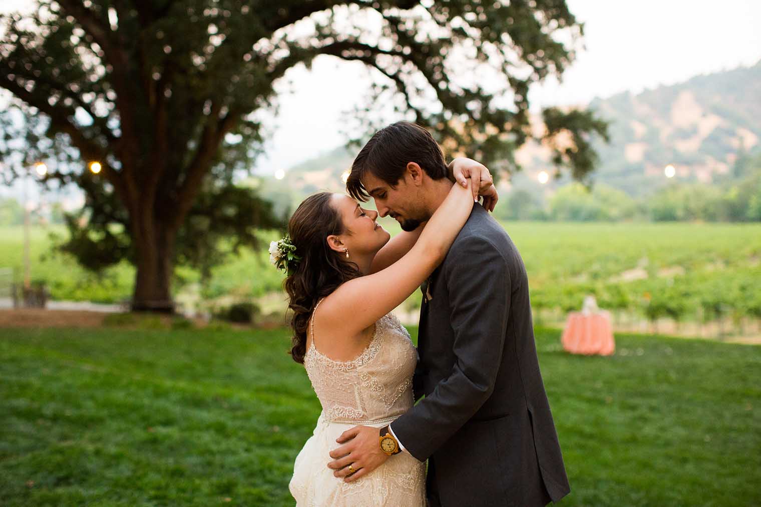Nelson Family Vineyards Wedding Reception 