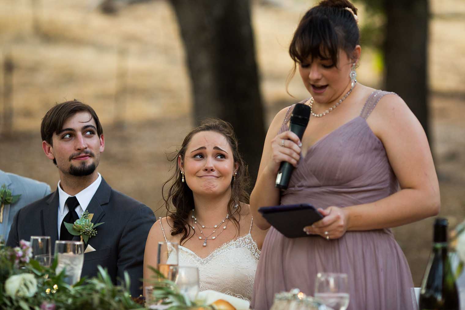 Nelson Family Vineyards Wedding Reception 
