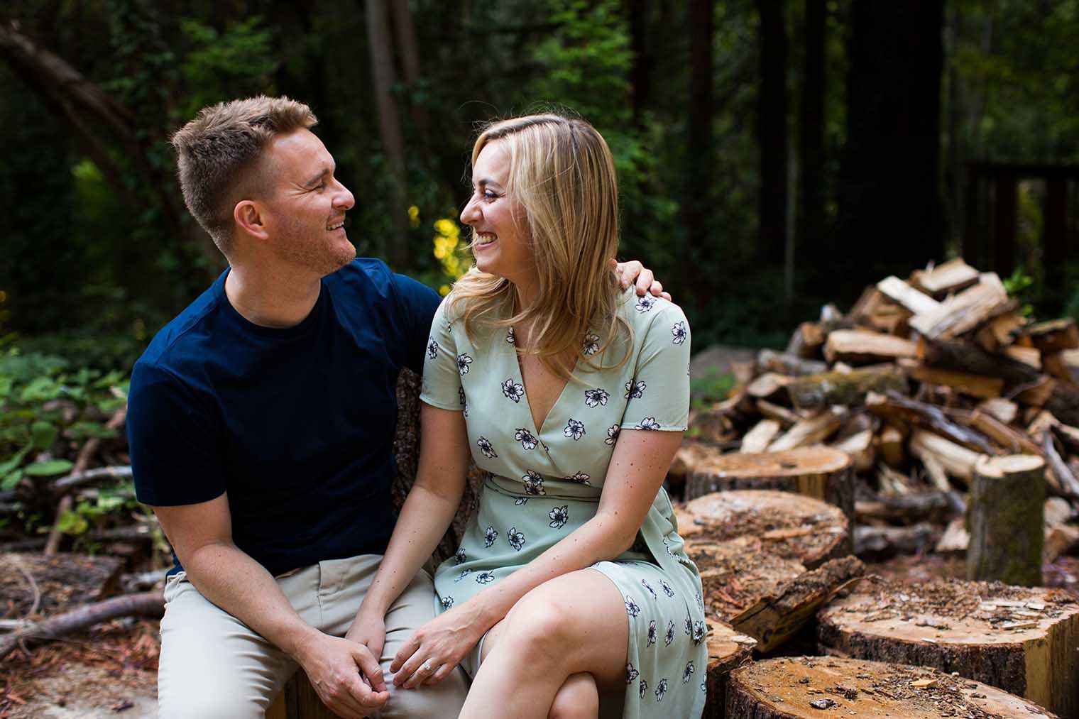 Engagement Photos at Sonoma Coast State Park