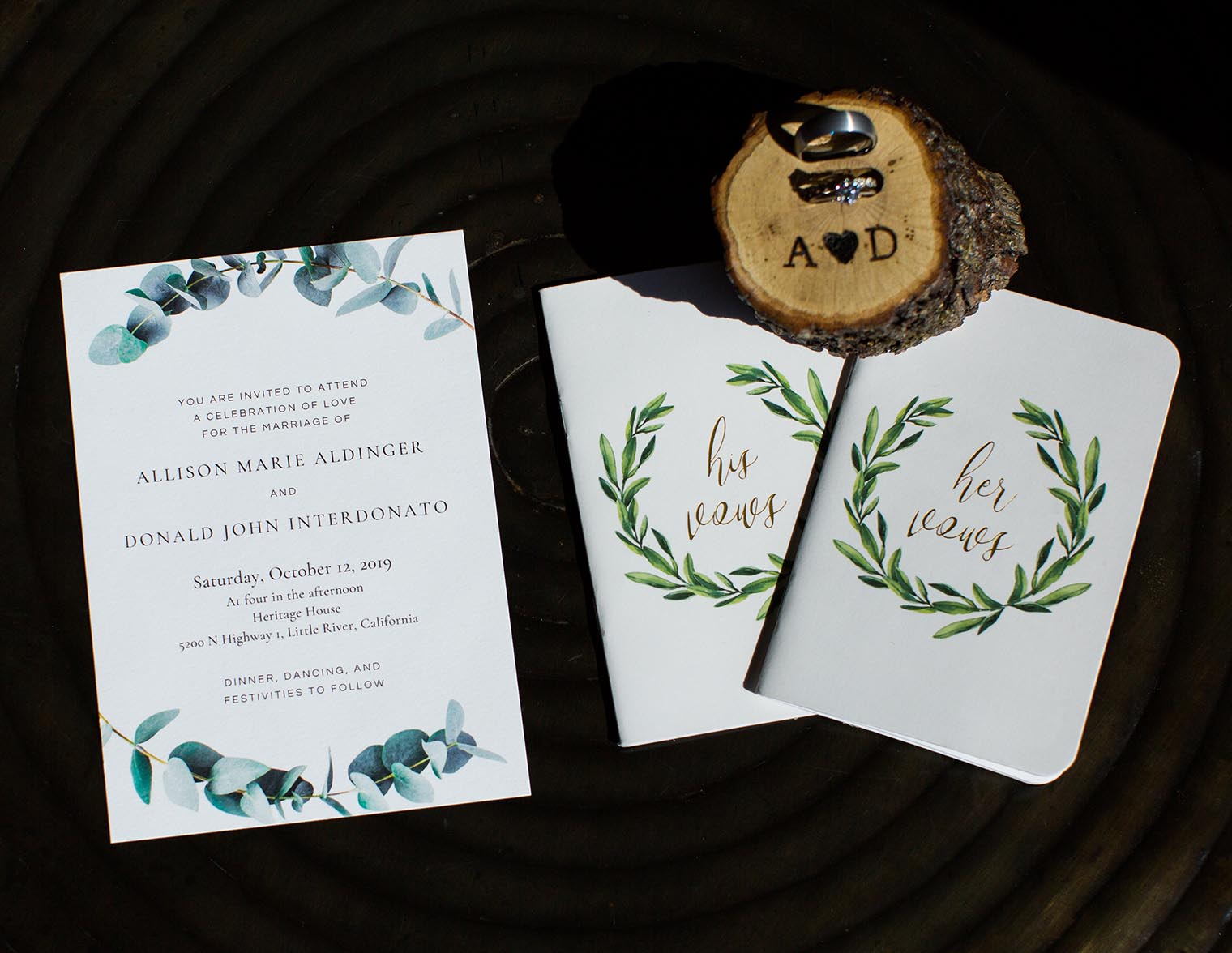 heritage house resort wedding details