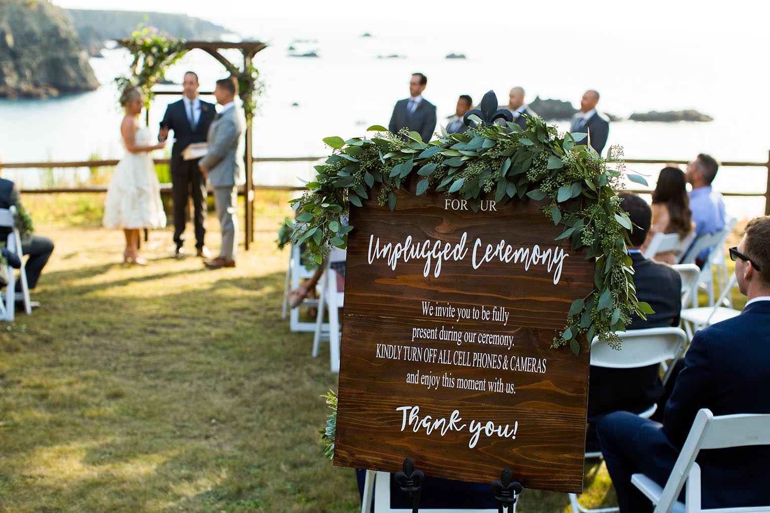 unplugged ceremony at heritage house resort 