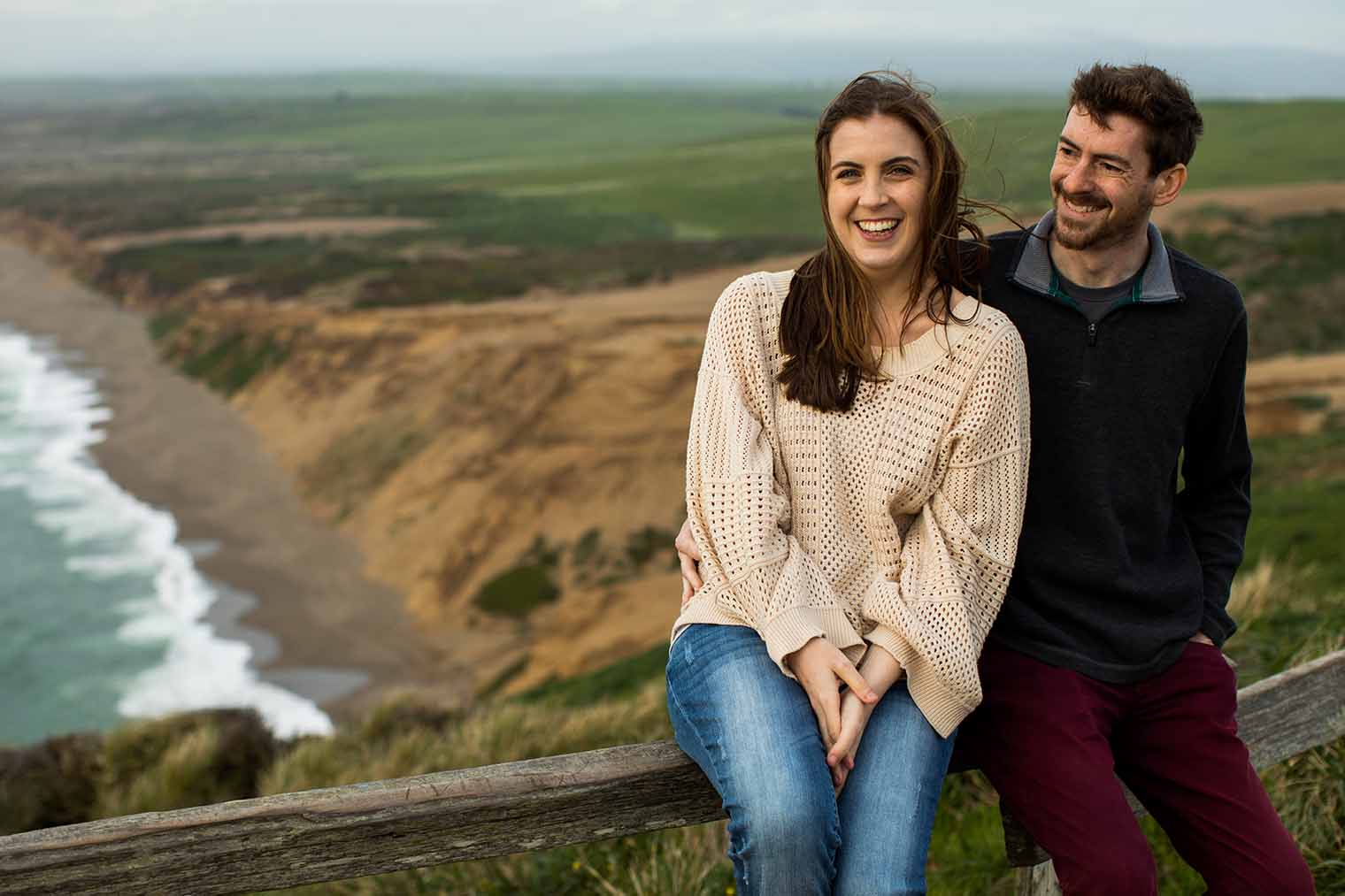pt reyes engagement session 