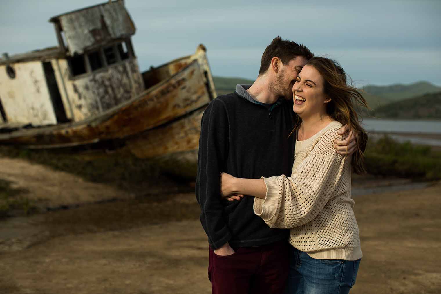 pt reyes engagement session 