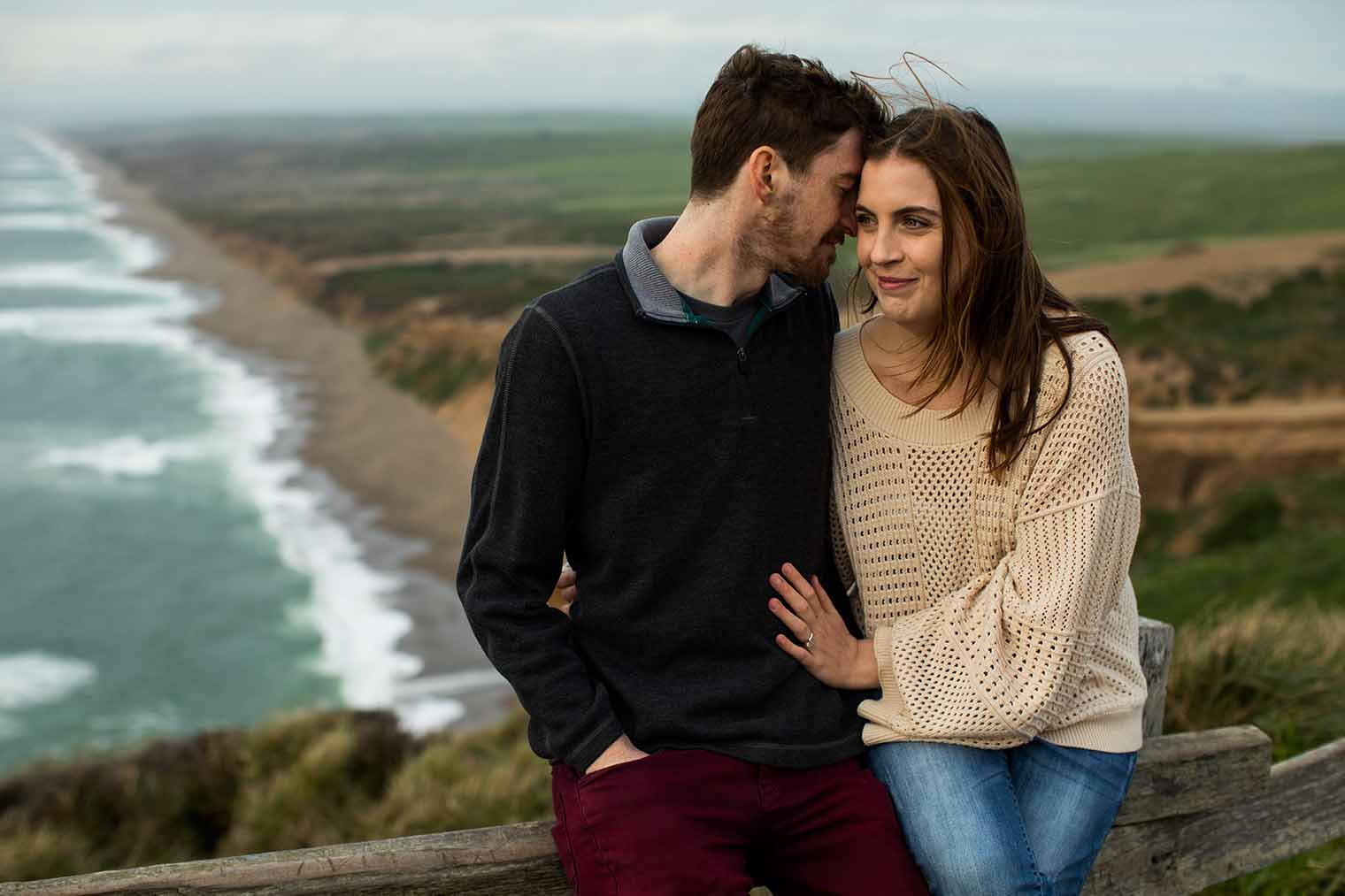 pt reyes engagement session 