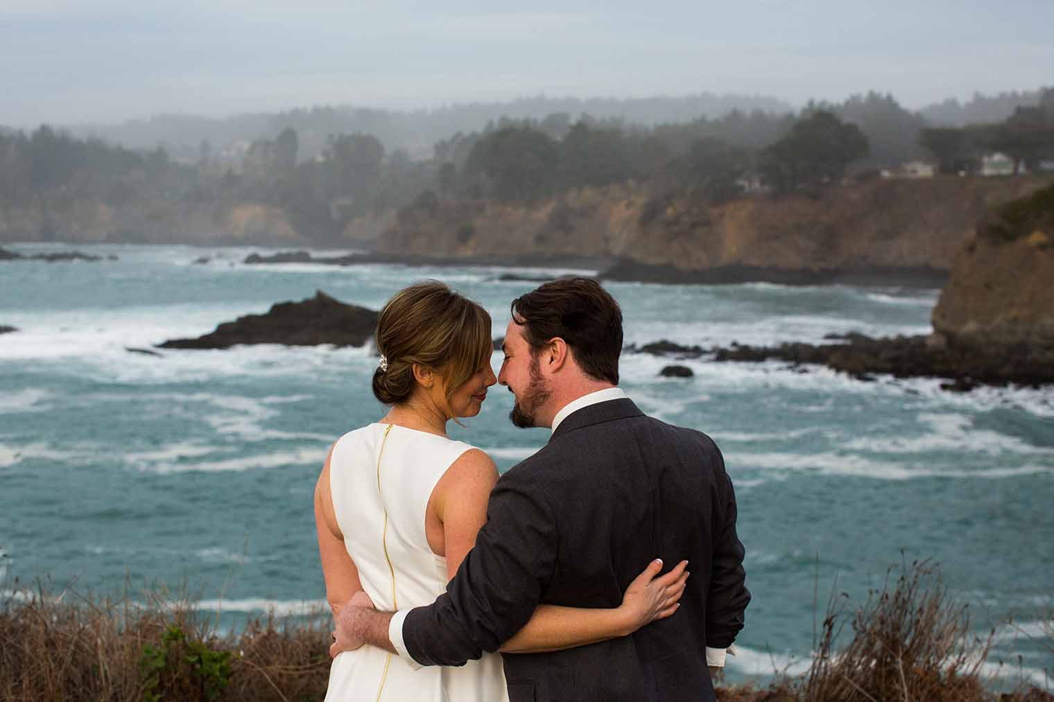 elopement photos in Fort Bragg