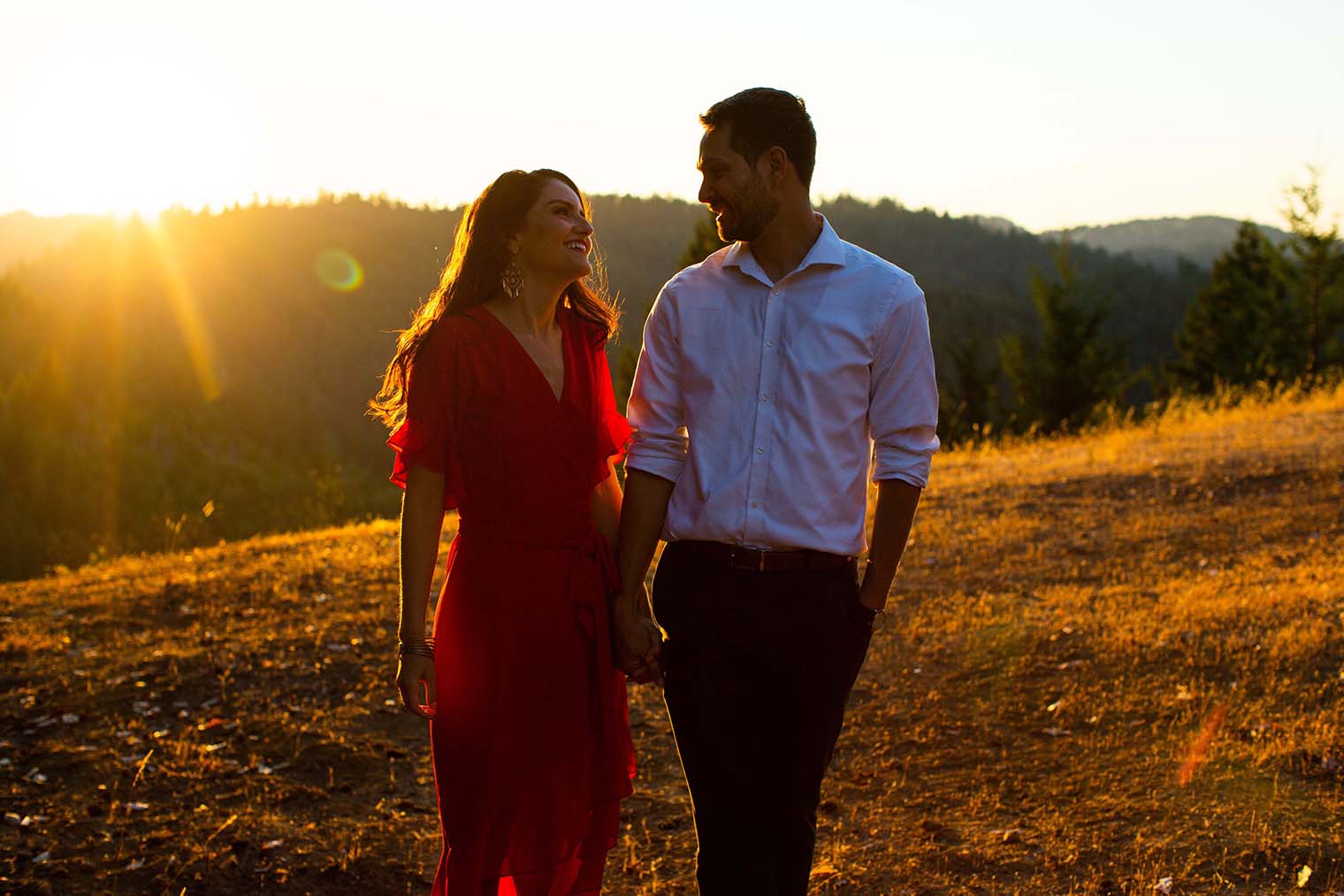 Mendocino engagement session