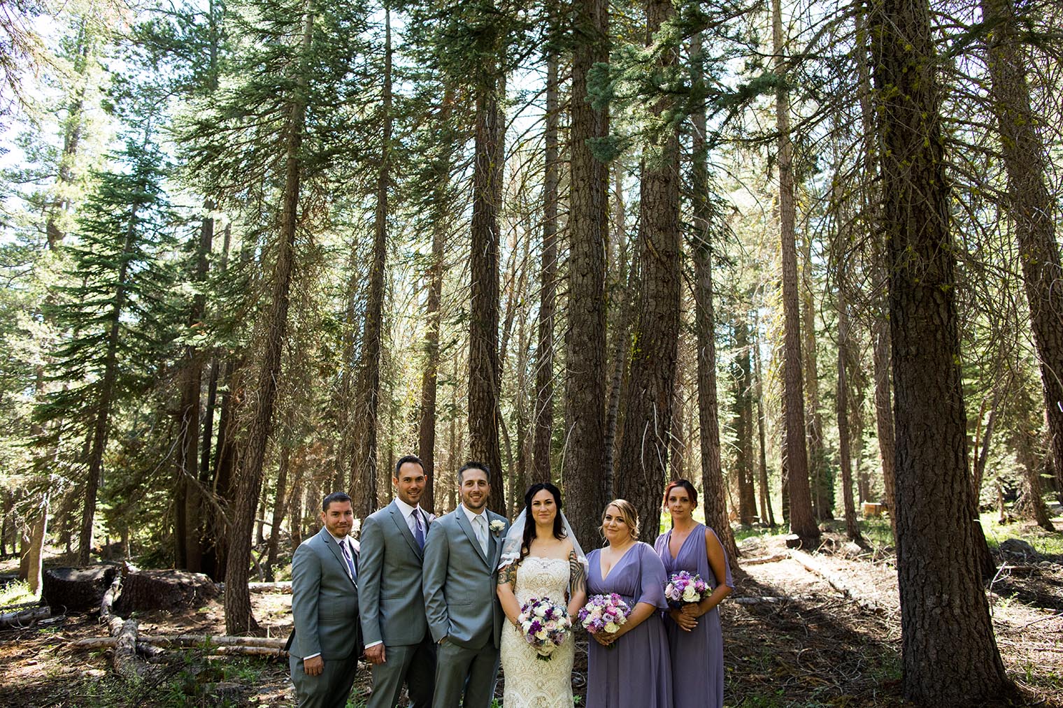 bear valley wedding bridal party