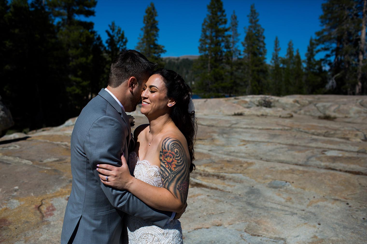 bride and groom portraits 