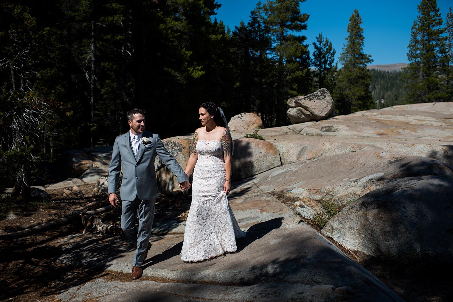 bride and groom portraits 