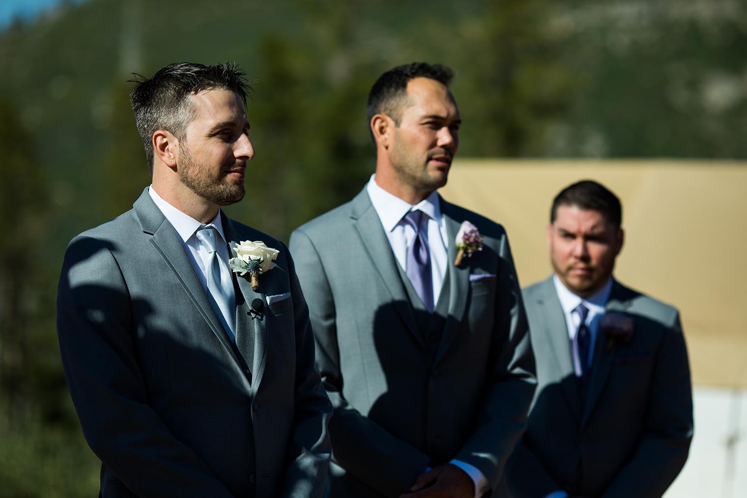 wedding ceremony at Bear Valley
