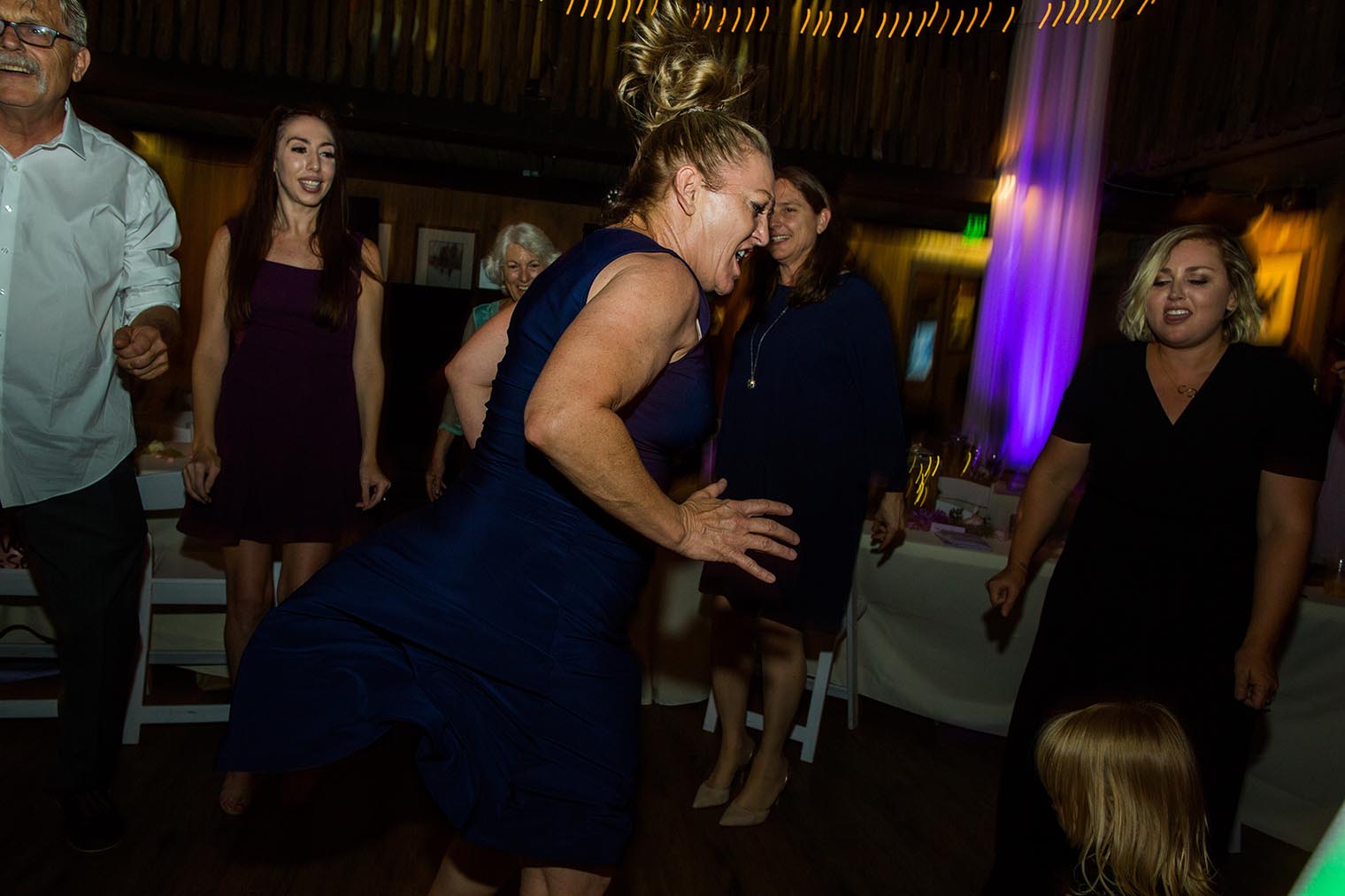 dancing at Bear Valley Lodge wedding 
